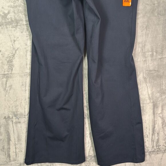 NWT New Jockey Navy Studio Flare Leggings Pockets Pants Size XXL - Picture 8 of 10